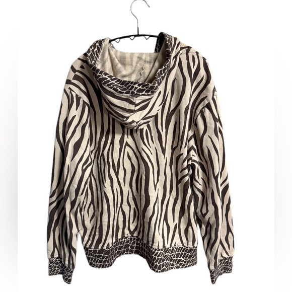 Studio Works Animal Print Zip-Up Jacket - Picture 2 of 5